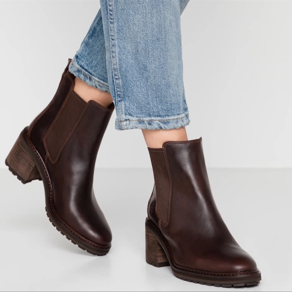 Timberland sienna high Chelsea boot chocolate Brown